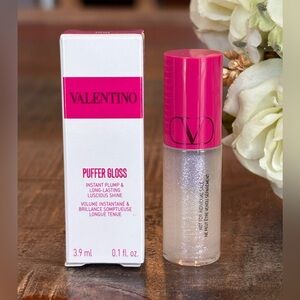 NEW Valentino PUFFER GLOSS Hydrating LIP PLUMPER Mini in DAZZLING MERMAID 🧜‍♀️